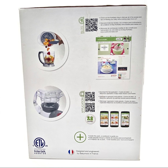 ⭐️HP⭐️NIB Babymoov Nutribaby 5in1 Baby Food Maker - Picture 12 of 15
